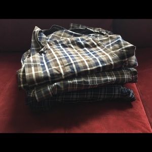 3 men’s formal dress shirts kirkland long sleeve